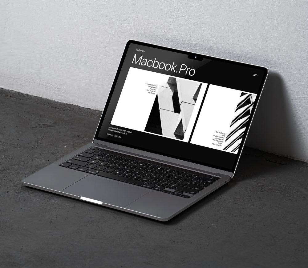 Screen MacBook Pro Mockup - Image 1