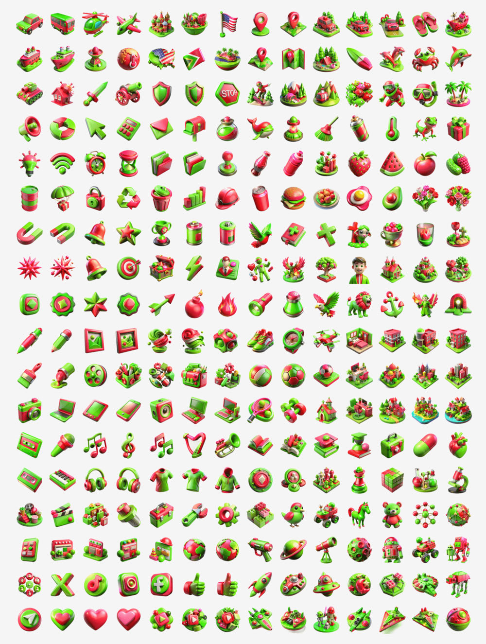 3D Icons Set - Image 2