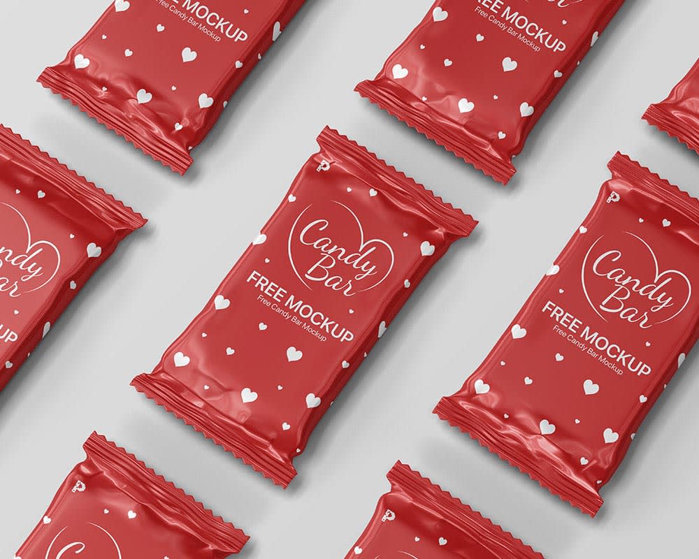Candy & Chocolate Bar Mockup - Image 1