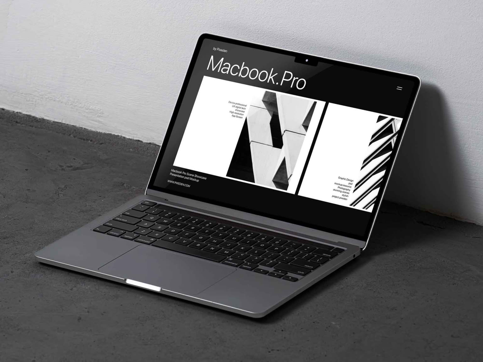 MacBook Pro Showcase Screen Mockup - Image 1