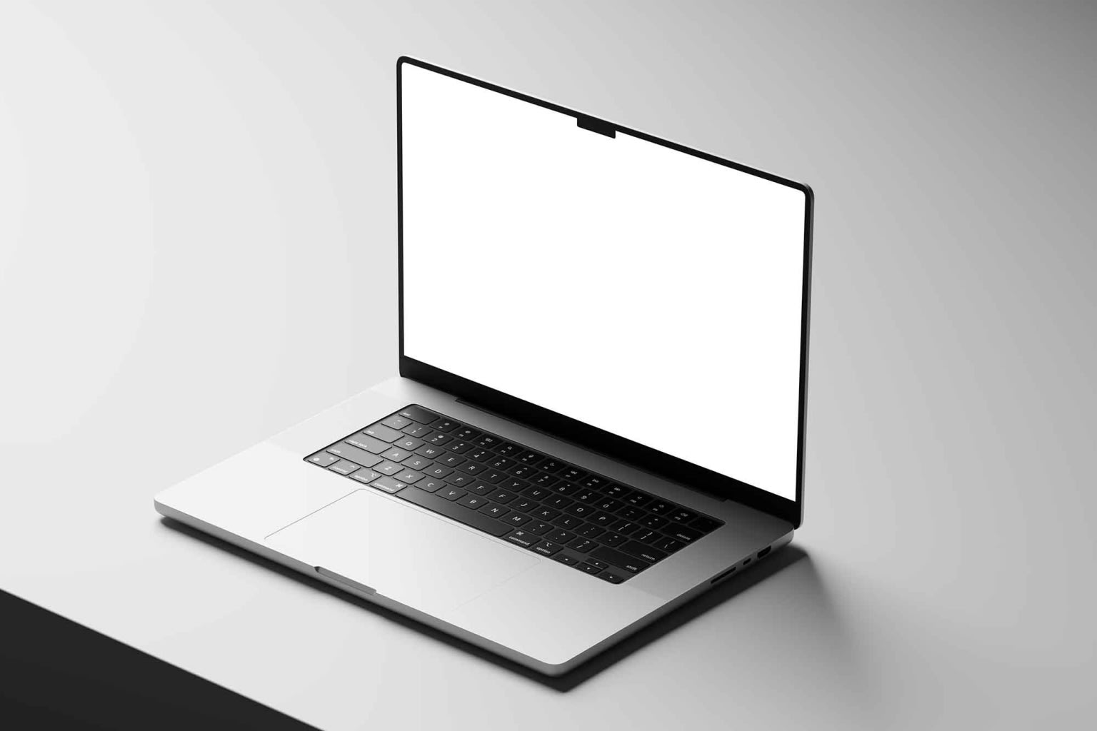 Perspective MacBook Pro 16 Mockup - Image 2