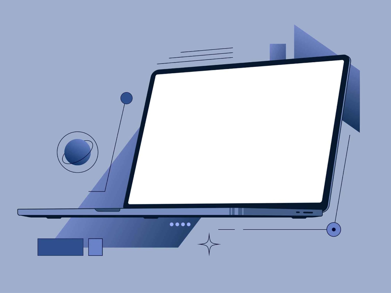 Free Stylized Laptop Mockup (PSD) - Image 2