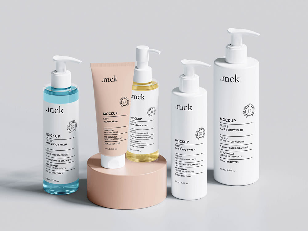 Branding Cosmetic Mockup PSD - Image 2