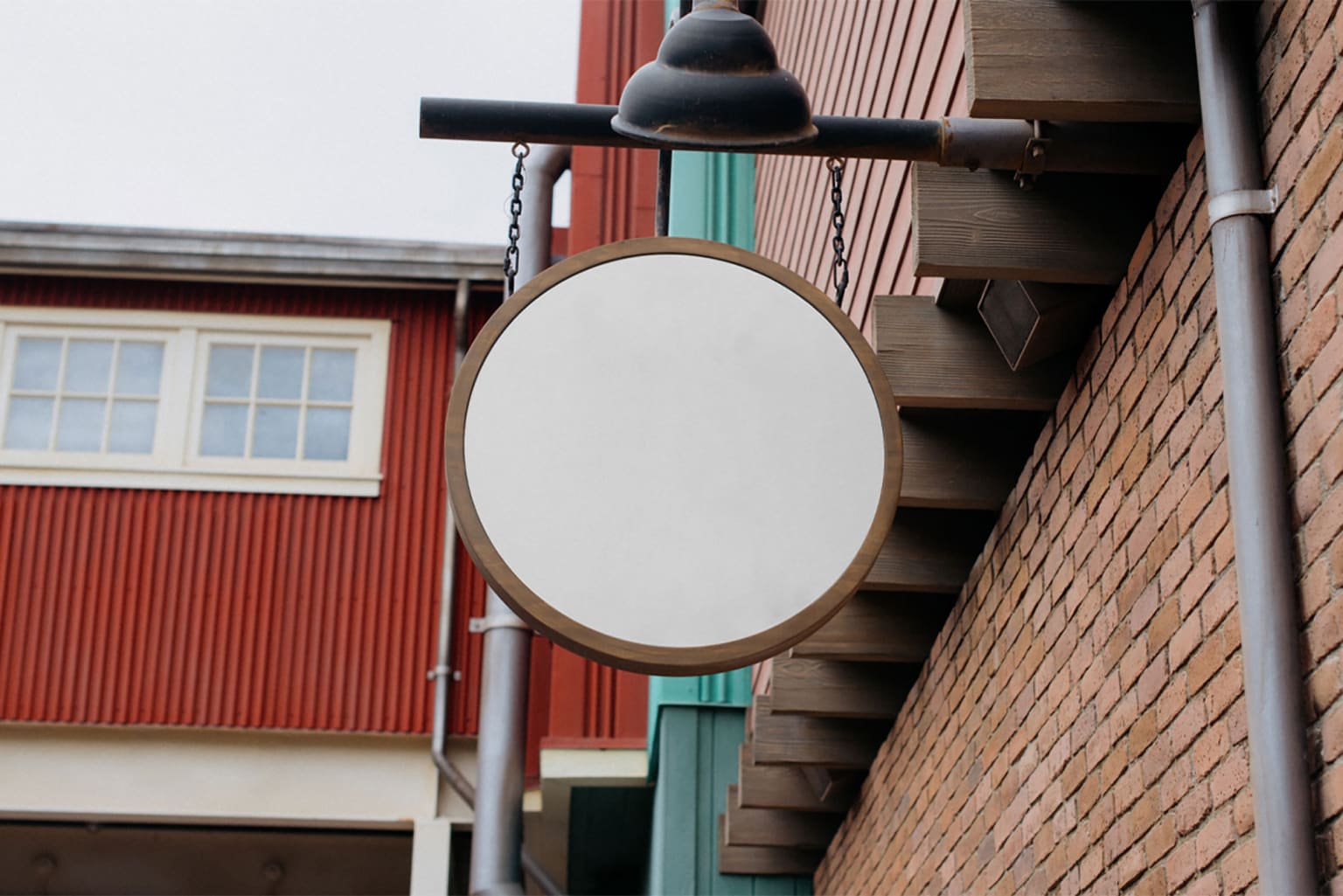 Circle Sign Mockup - Image 2