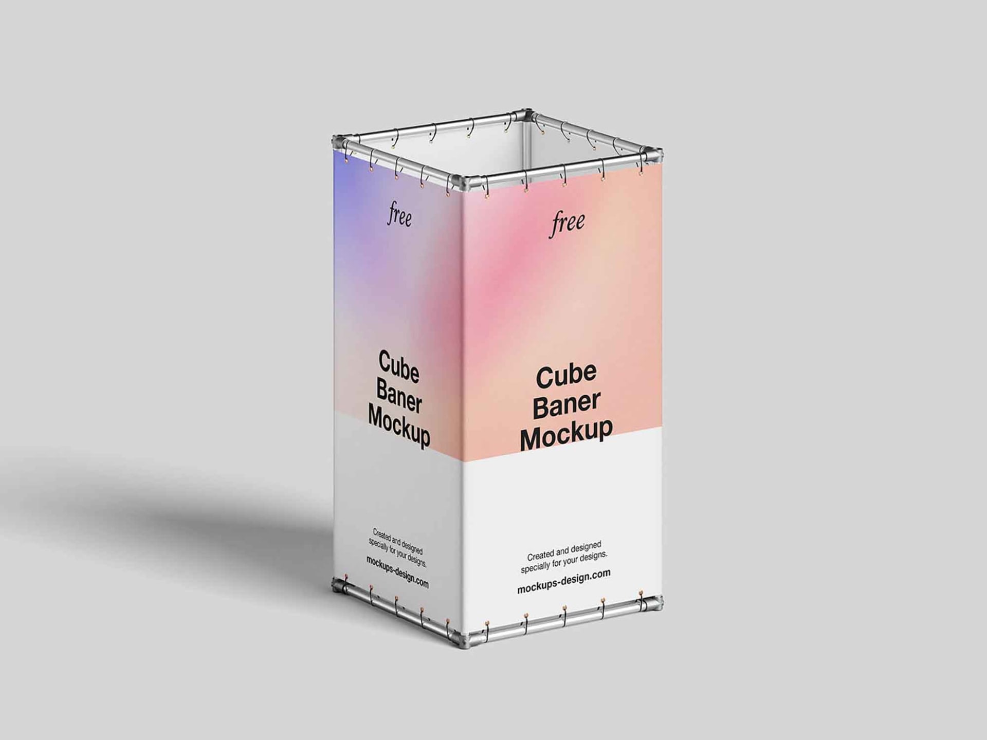Advertising Cube Banner Structure - Image 1