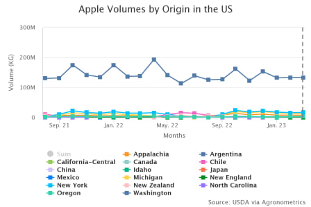 Washington Expects Record 2023 Organic Apple Crop