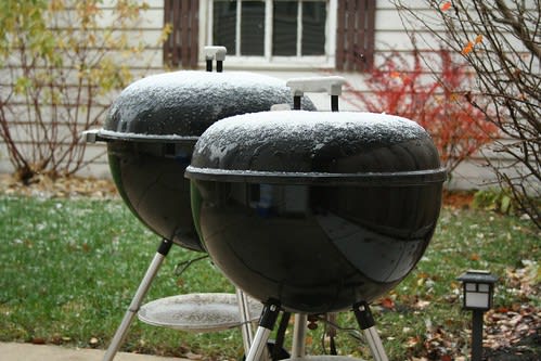 Snow on the grills (by Matt Stratton) Snow on the grills (by Matt Stratton)