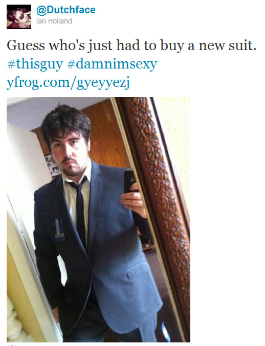 1 @dutchface in his snazzy new suit