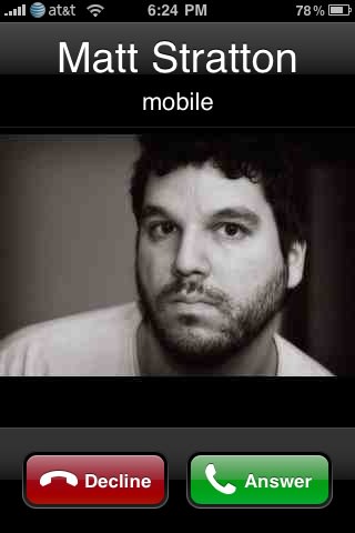 photo 4 After dialing out with GV Mobile, your iPhone will receive a call from your Google Voice number