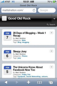 WPtouch iPhone Theme