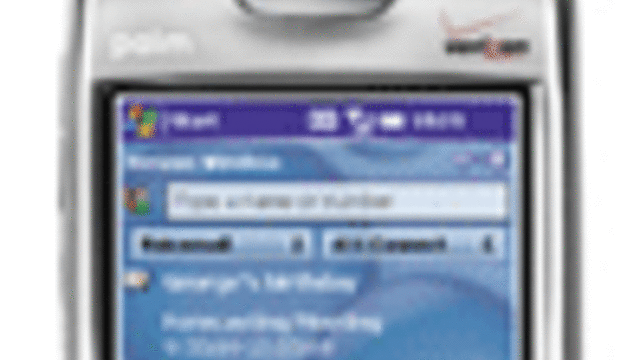 Der Windows-Treo ist da (dort)