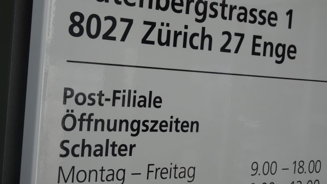 um 7 uhr geht bei der post gar nichts