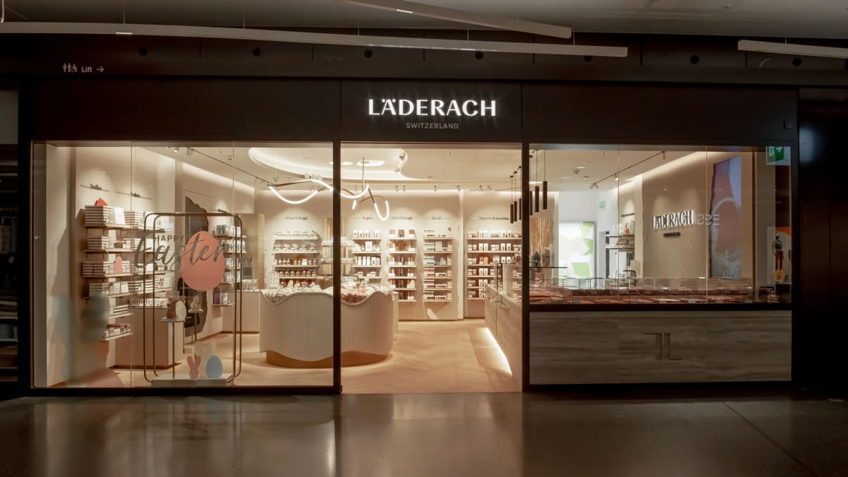 Läderach testet neuen Marken- und Shop-Auftritt