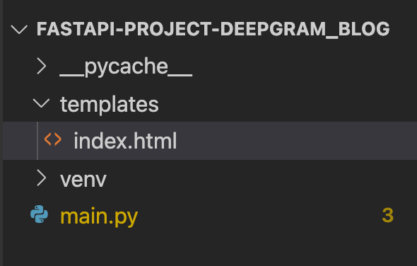 fastapi project structure