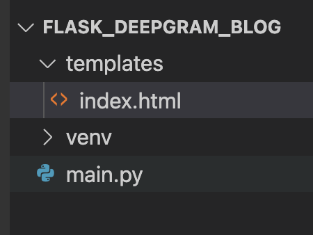 flask project structure