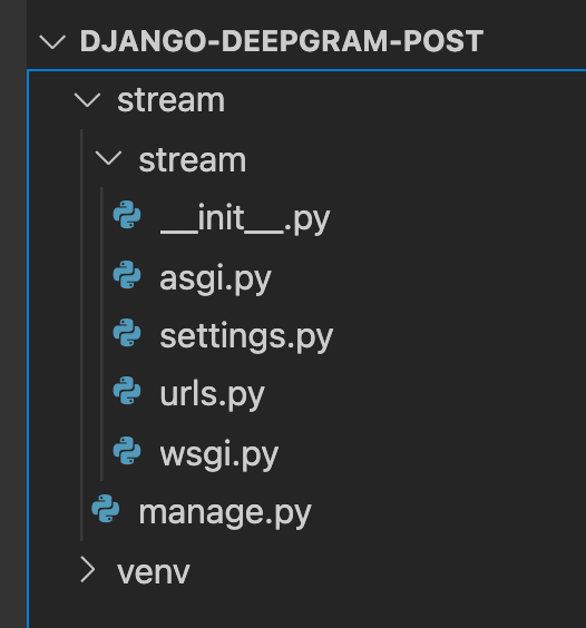 django project structure