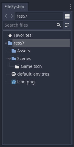 Set up the game directory structure