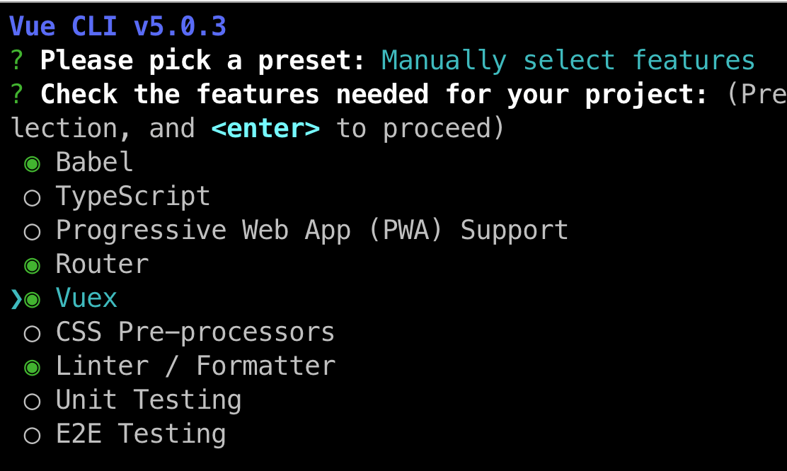 Presents including router and vuex