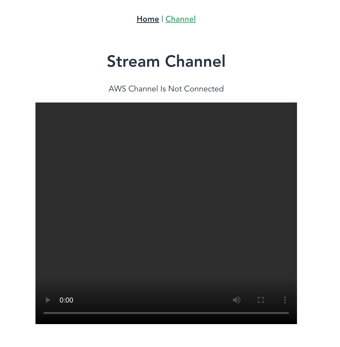Video Player Page