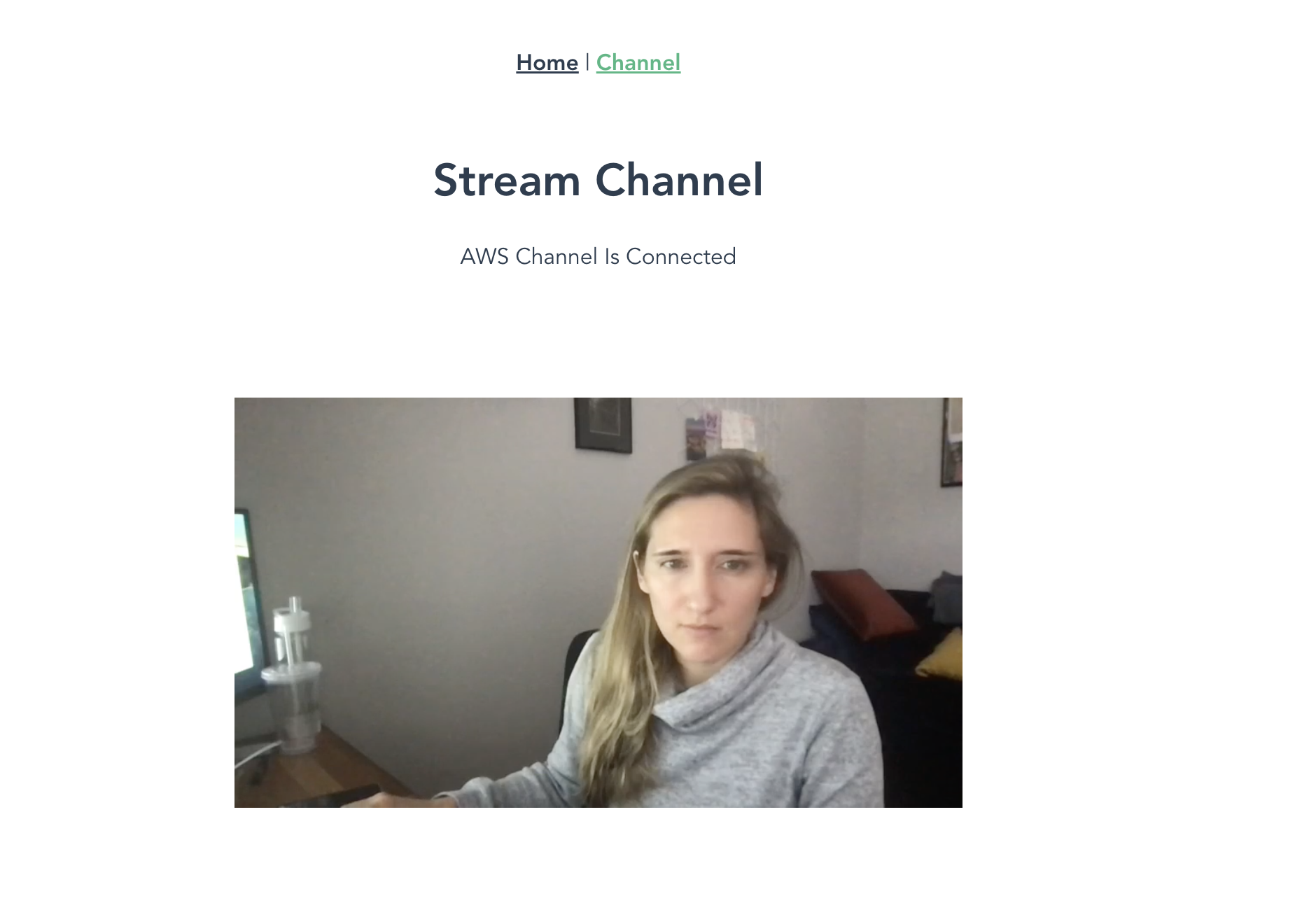 Video Stream working