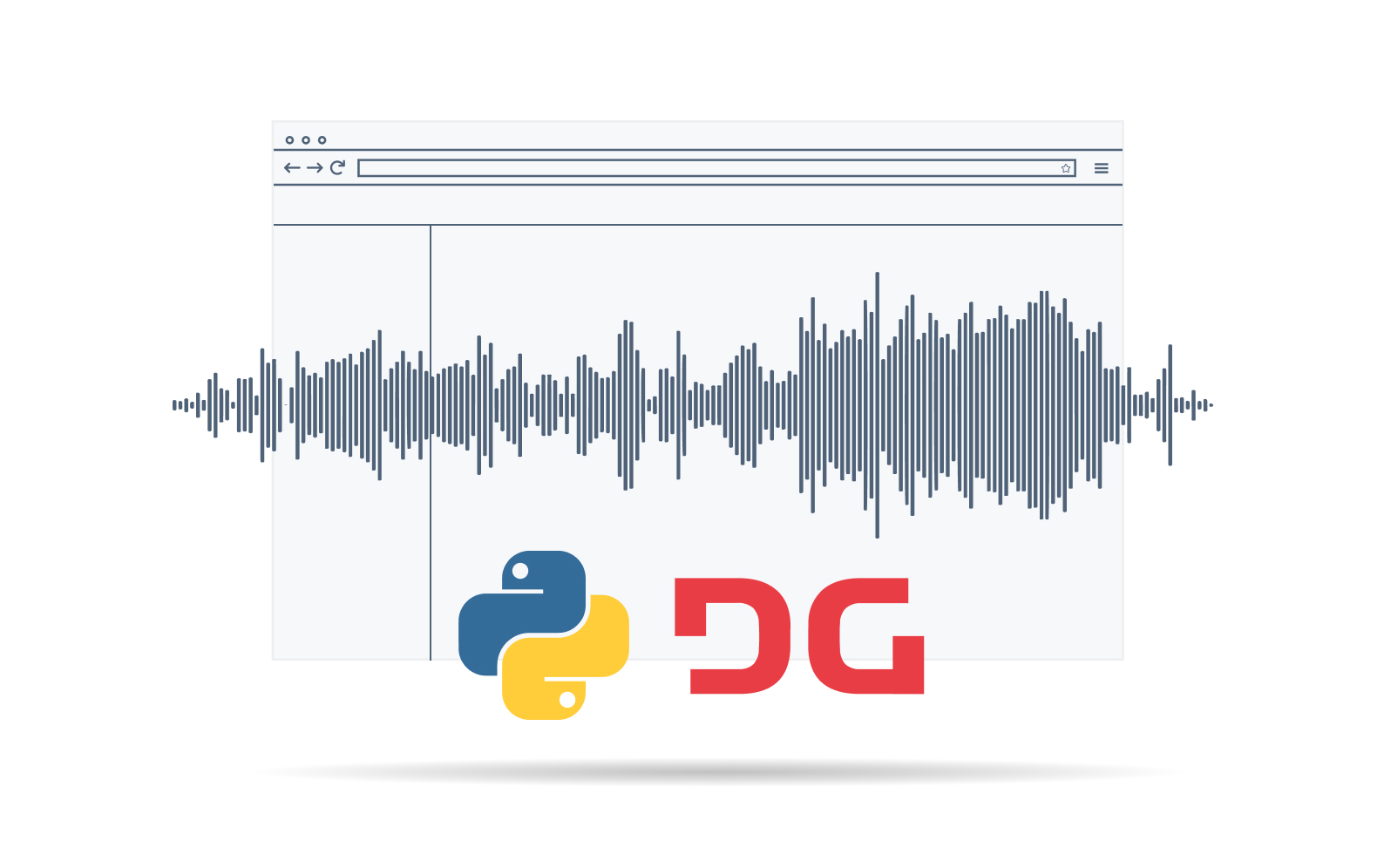 Blog title image for the blog post: How to Turn Transcripts into Data Visualizations with Python