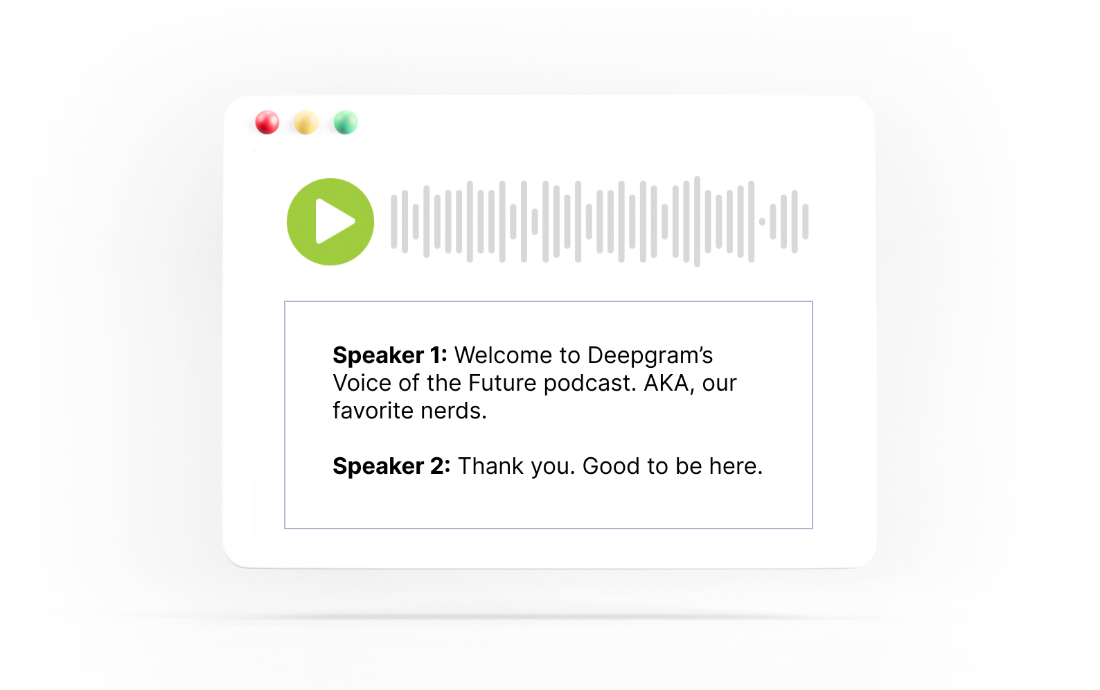 Blog title image for the blog post: How To Transcribe Your Podcast with Python