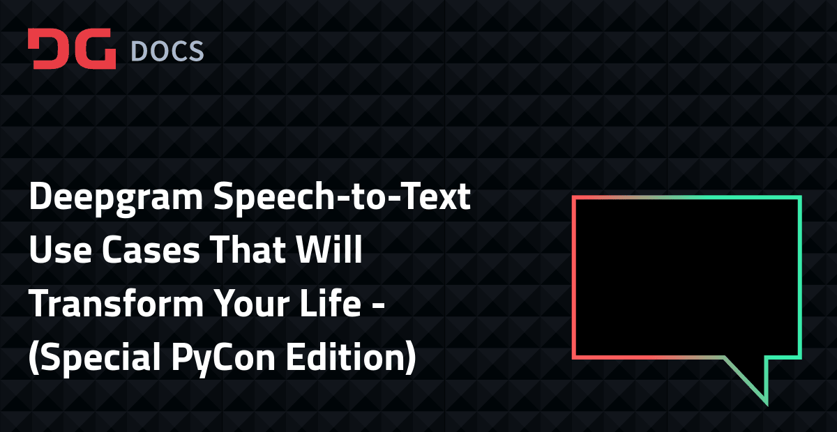speech to text use cases