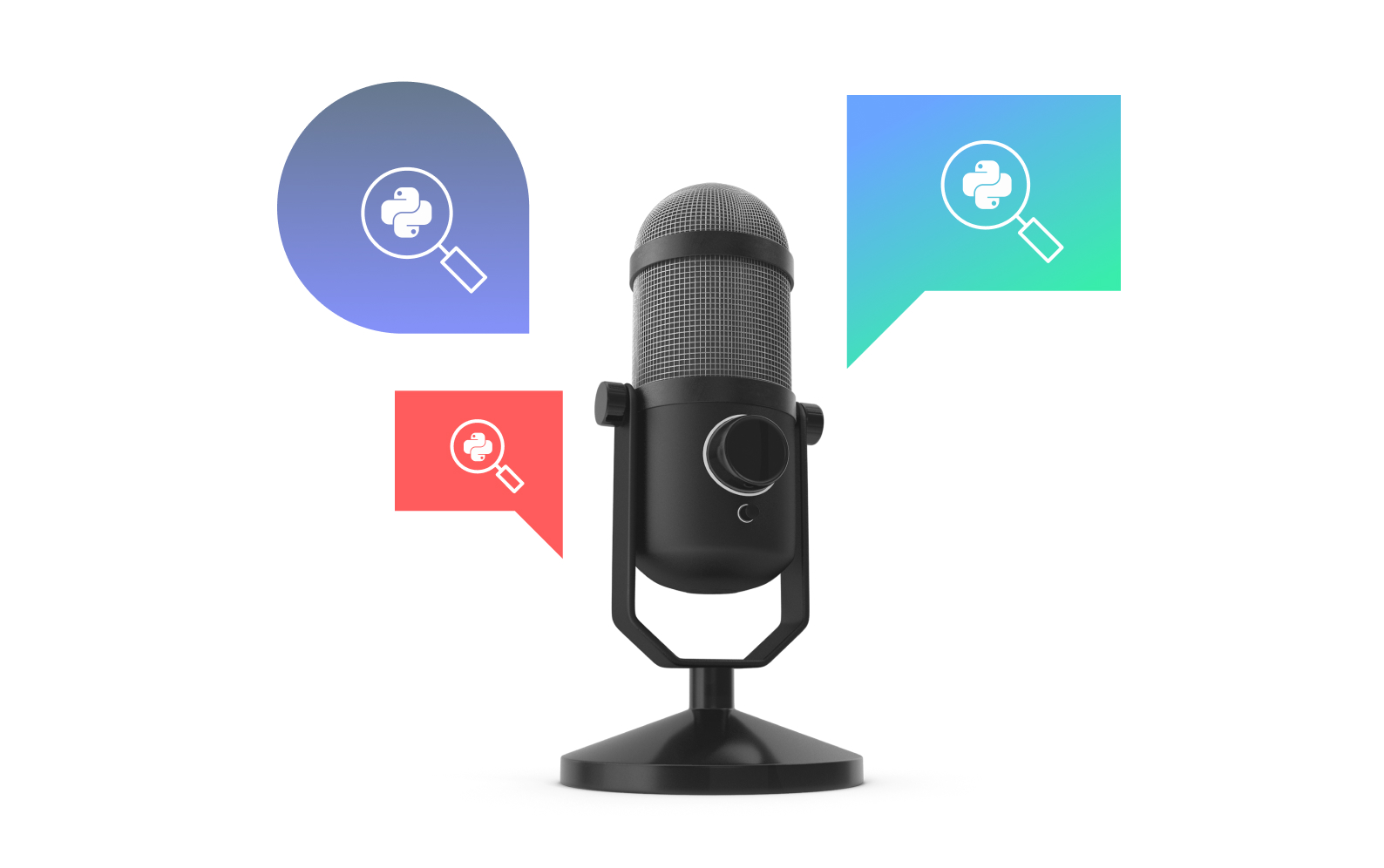 Blog title image for the blog post: How To Monitor Media Mentions in Podcasts with Python