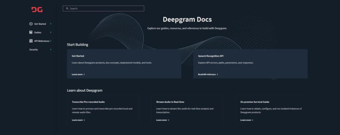 Blog title image for the blog post: Introducing the New Deepgram Developer Portal