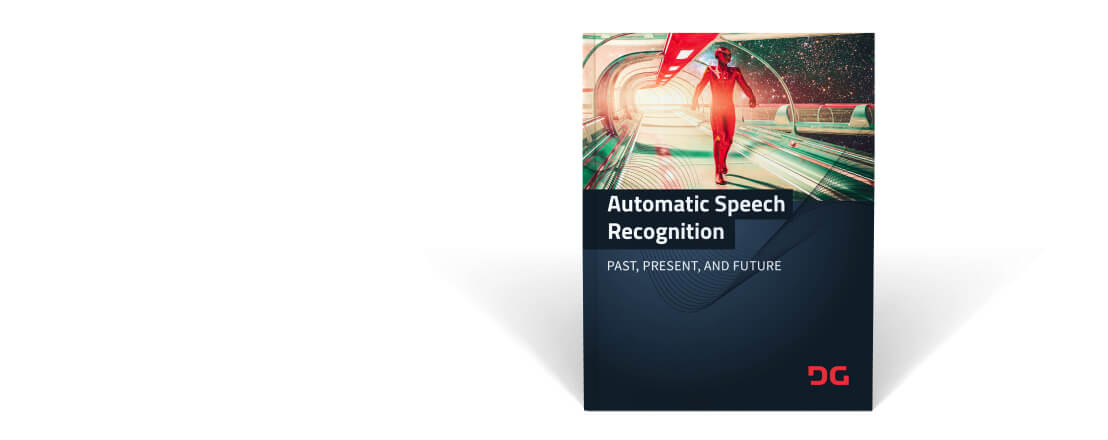 Blog title image for the blog post: What is Automatic Speech Recognition: Past, Present, and Future? ebook