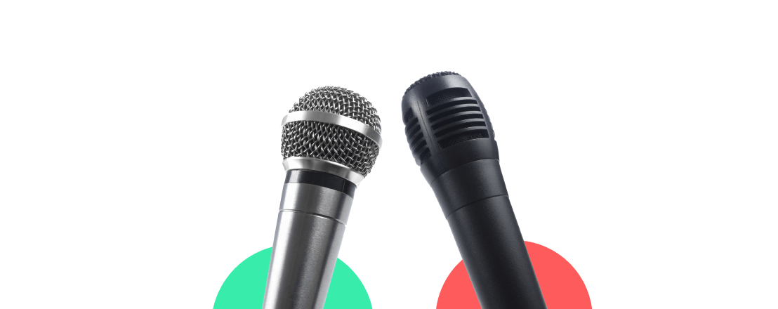 Blog title image for the blog post: What is Speaker Diarization?