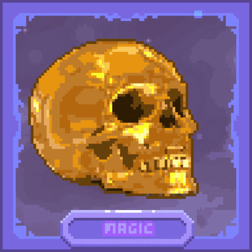 Nuclear Golden Skull