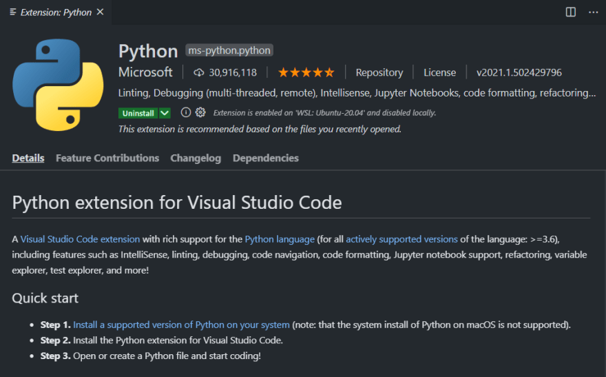 visual studio code python graphics in terminal