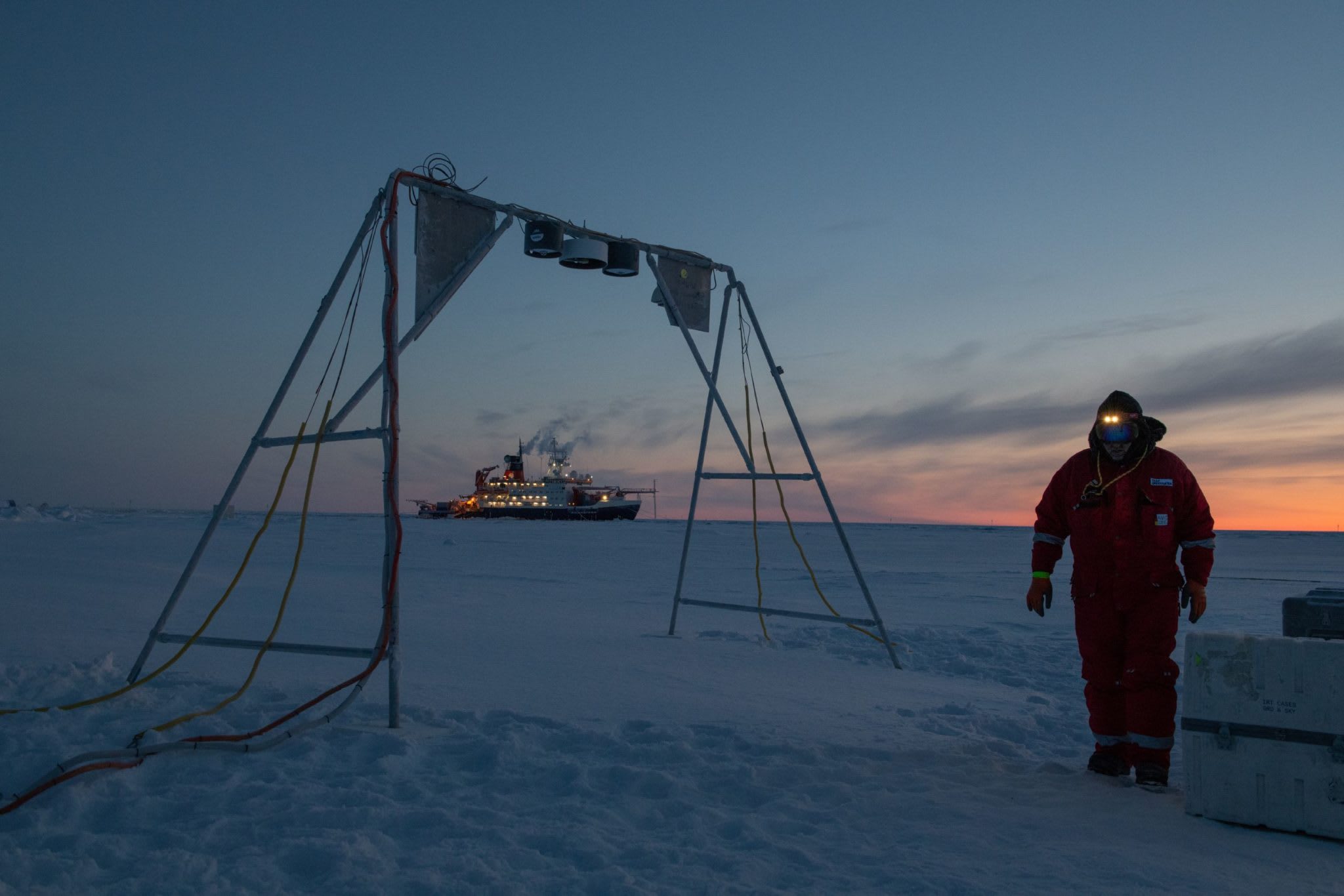 Ein Jahr auf Forschungsreise im Eis: der MOSAiC-Podcast