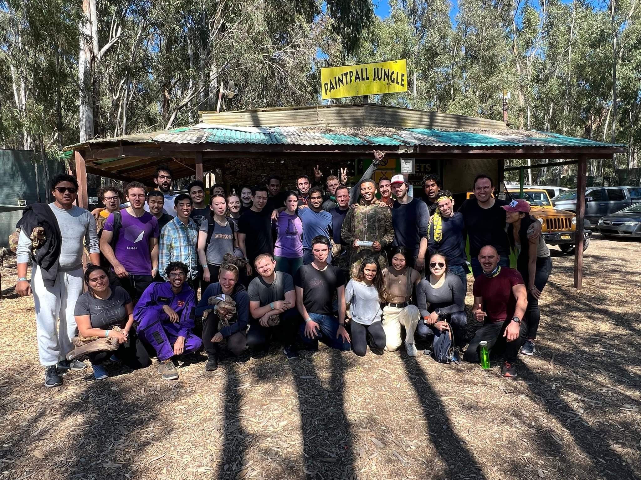 Paintball, with other Bay Area group houses.