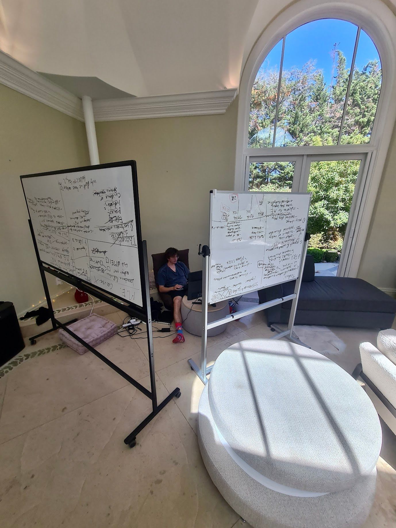 Whiteboards conveniently double as focus protectors.