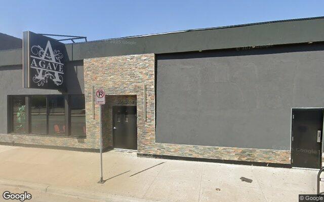 Street-level view of Agave Sports Lounge
