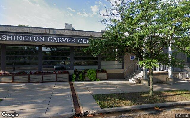 Street-level view of George Washington Carver Center