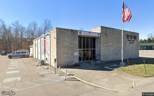 Street-level view of VFW Post 1693 (Hobart Beach)