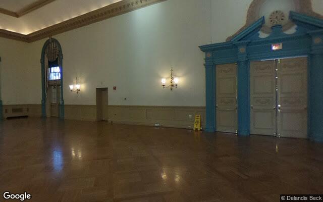 Street-level view of Illini Union – Class Multipurpose Room (Basement)