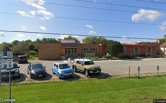 Street-level view of Prairie Hill Waldorf School