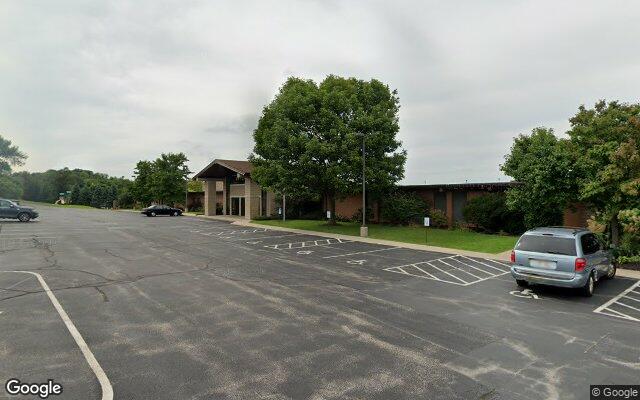 Street-level view of Mt. Calvary Lutheran Church
