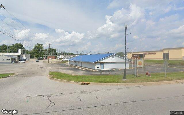 Street-level view of VFW Post (Attica)