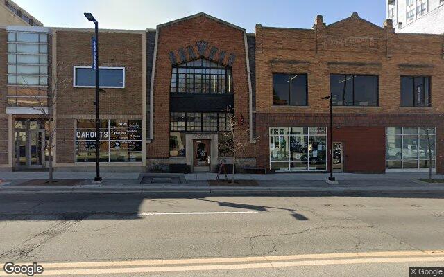 Street-level view of Cahoots Cafe
