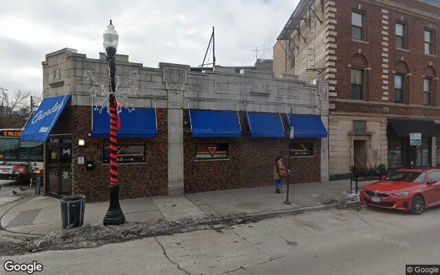 Street-level view of Charlie's Chicago