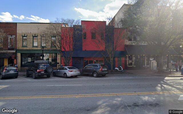 Street-level view of Dukes and Dotties