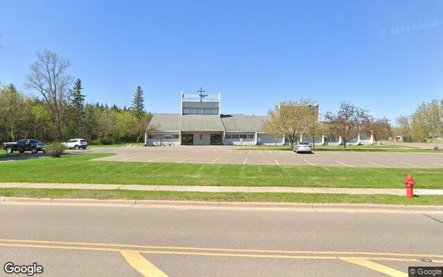 Street-level view of Antigo United Methodist Church
