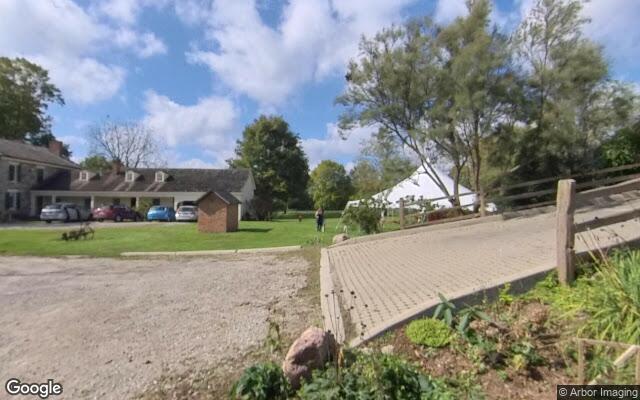 Street-level view of Cobblestone Farm and Museum