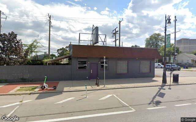 Street-level view of Motor City Wine
