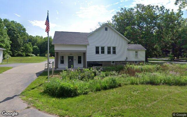 Street-level view of Oshtemo Grange Hall